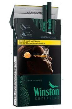 WINSTON BLACK GREEN SUPERLINE
